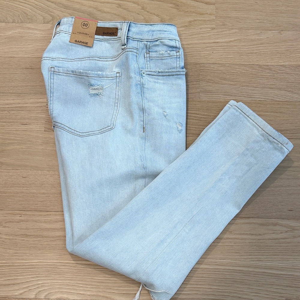 Garage Girlfriend Jeans Spence Bleach NWT